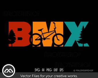 Retro Bmx SVG Fiets - bmx svg, fiets svg, bmx png, bmx fiets svg, fiets svg voor liefhebbers
