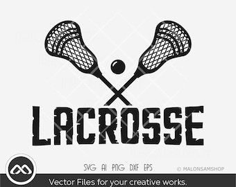 Lacrosse SVG logo - lacrosse svg, lacrosse stick svg, sports svg, svg cut file, digital file