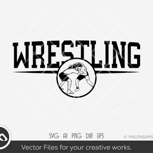 Wrestling SVG Wrestling logo - wrestling svg, wrestler svg, wrestle svg, silhouette, png, cut file, clipart