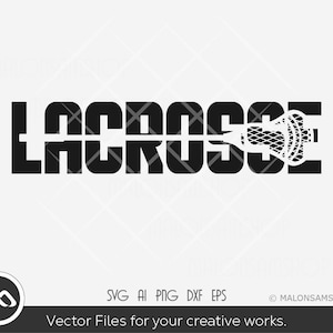 Lacrosse SVG Logo stick - lacrosse stick svg, lacrosse clipart, sports svg, svg cut file, digital file