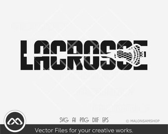 Lacrosse SVG Logo stick - lacrosse stick svg, lacrosse clipart, sports svg, svg cut file, digital file