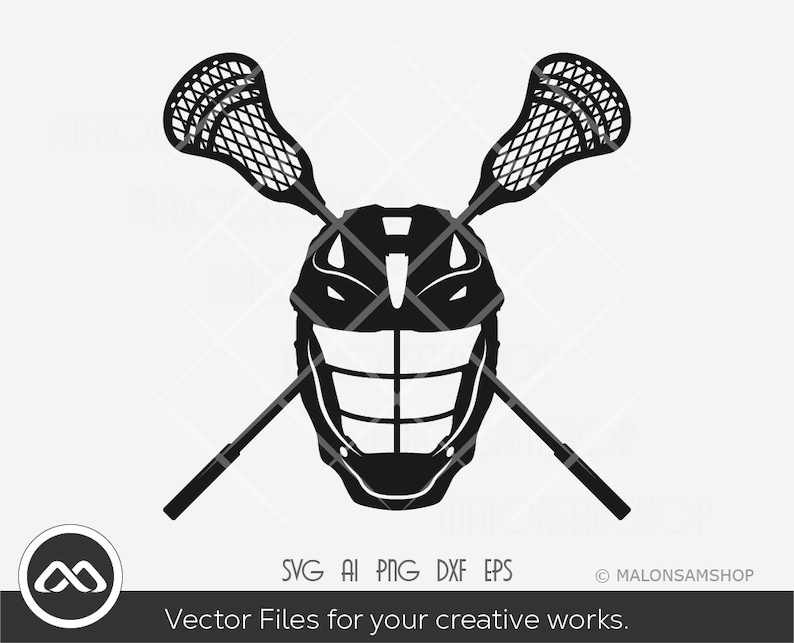 Lacrosse SVG Stick and Helmet Lacrosse Svg Lacrosse Stick Etsy Canada