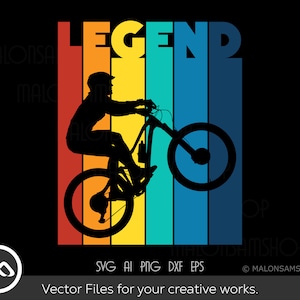 Mountain Bike SVG legend - mountain bike svg, cycling svg, bicycle svg, mountain biking svg, mtb svg, dxf, png