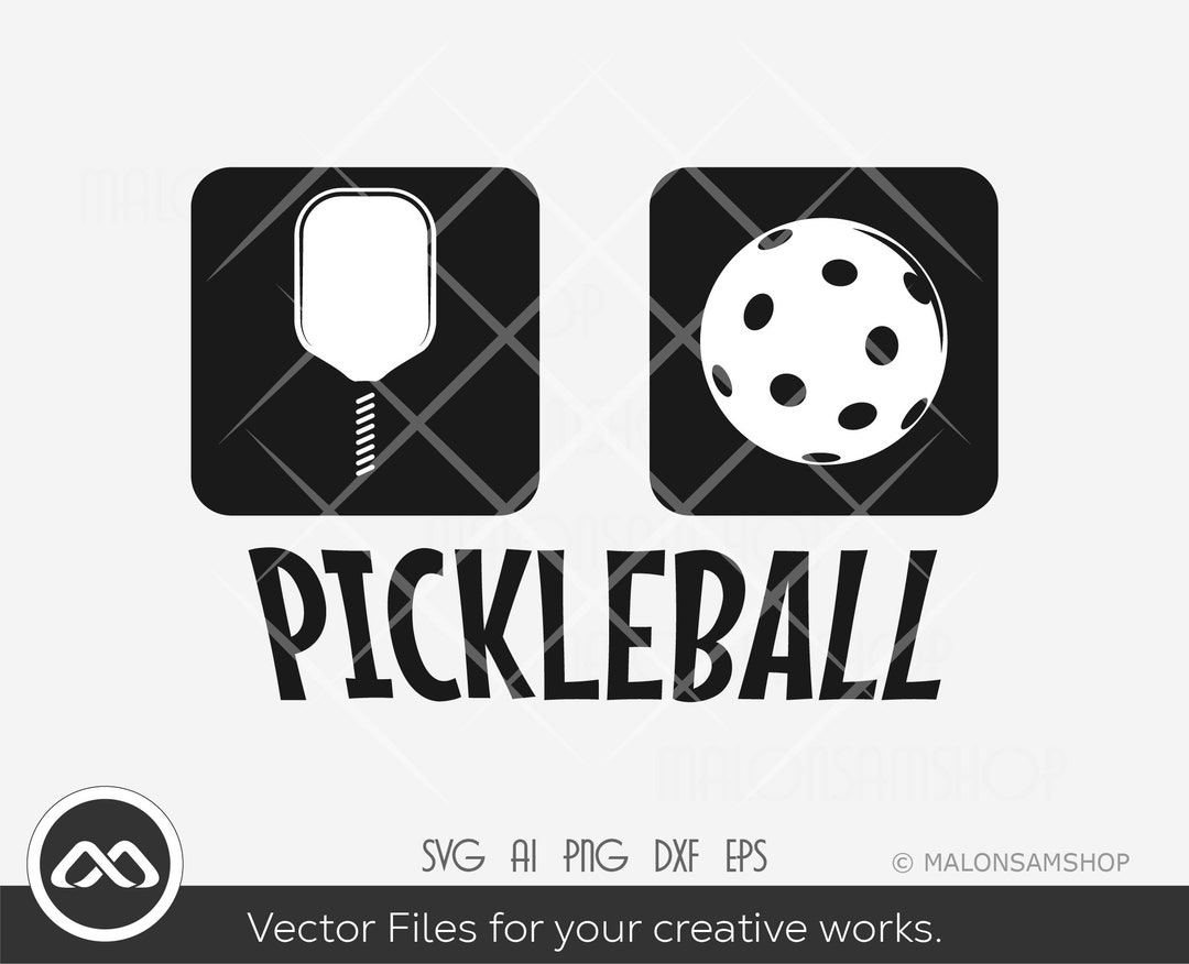 Pickleball SVG Pickleball Logo Thumb Pickleball Svg, Pickleball Player