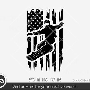 Snowboard SVG Us Flagge - Snowboard svg, snowboard svg, winter svg, winter sport svg, silhouette, png, cut file