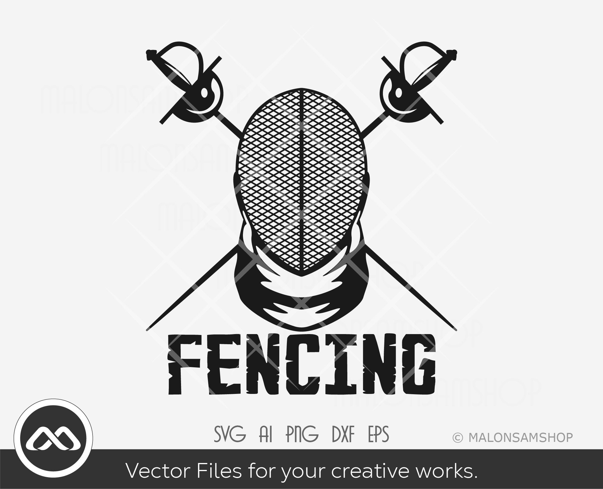 Fencing Sword Svg - Etsy, image size:2085x1692