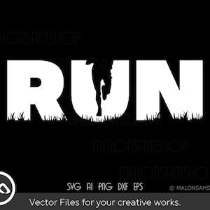 Awesome Running SVG Run - workout svg, gym svg, exercise svg, fitness svg, runner svg, motivational svg for lovers
