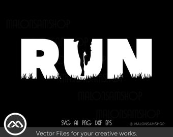 Awesome Running SVG Run - workout svg, gym svg, exercise svg, fitness svg, runner svg, motivational svg for lovers