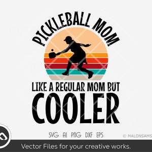 Pickleball SVG Pickleball mom cooler - pickleball svg, pickleball player svg, sport svg, png cut file