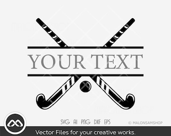 Field Hockey Customize text - field hockey silhouette, field hockey mom svg, clipart, png, dxf, cut file for hockey lovers