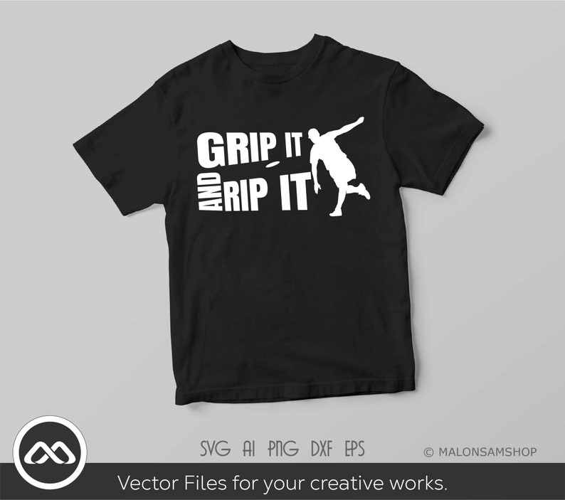 Disc Golf SVG Grip It and Rip It Disc Golf Svg Disc Golf Etsy