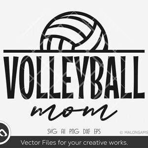 Volleyball SVG Mom - volleyball svg, volleyball mom svg, sports svg, volleyball shirt, volleyball design, digital file