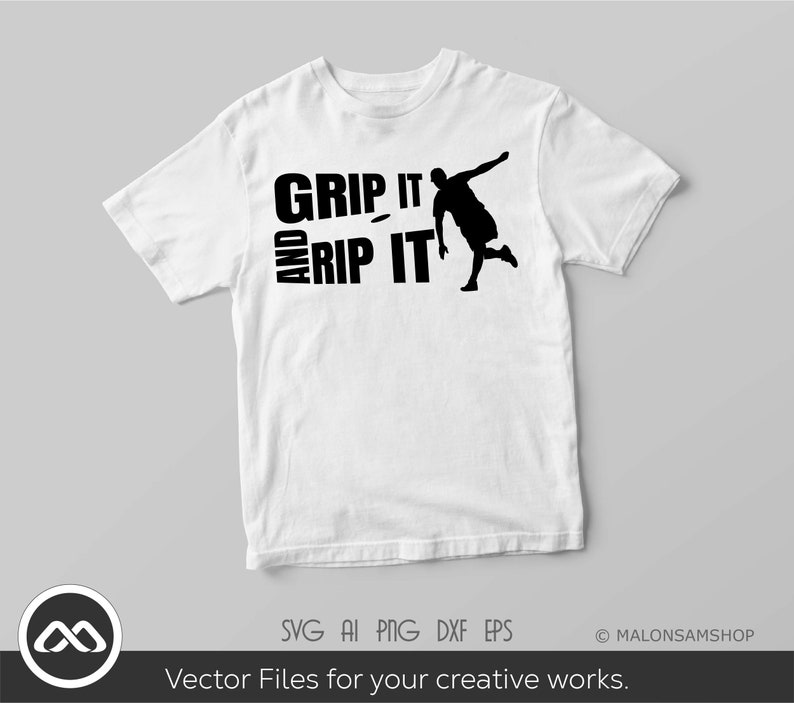 Disc Golf SVG Grip It and Rip It Disc Golf Svg Disc Golf Etsy