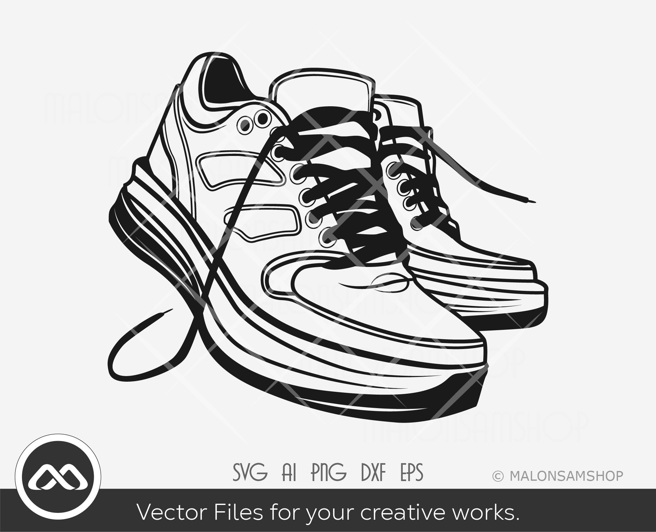 Sneaker outline svg México