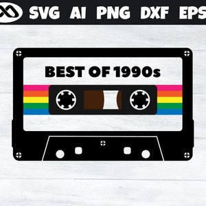 Cassette Tape 90s SVG, SVG File for Cricut, cassette tape svg, music svg, cassette tape, cassette svg, vintage cassette for music lover