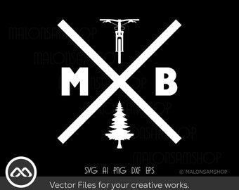Mountain Bike SVG MTB - mountain bike svg, cycling svg, bicycle svg, mountain biking svg, mtb svg, dxf, png