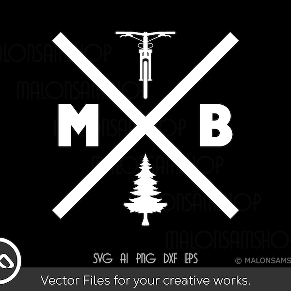 Mountain Bike SVG MTB - mountain bike svg, cycling svg, bicycle svg, mountain biking svg, mtb svg, dxf, png