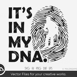 It&#39;s in my dna SVG, ski svg, snowboarding svg, skiing svg, winter svg, silhouette, png, sports for lovers