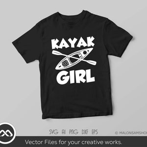 Awesome Kayak SVG Kayak Girl Kayak Svg Kayaking Svg Canoe - Etsy