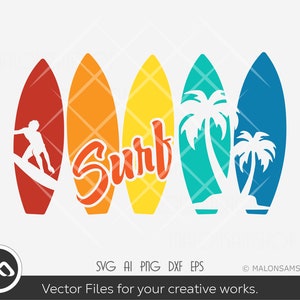Surfing SVG Surfing Design - surfing svg, surf svg, summer svg, beach svg, surfing clipart, dxf