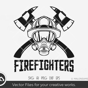 Firefighter SVG Logo - fire fighter svg, fireman svg, firefighter svg, dad svg, png dxf eps, cut file for cricut
