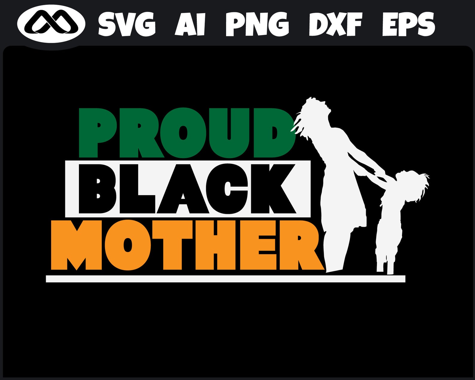 Download Black Mother SVG Proud black Mother melanin svg african | Etsy