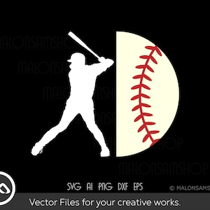 Softball SVG half ball - softball svg, baseball svg, softball shirt svg for lovers