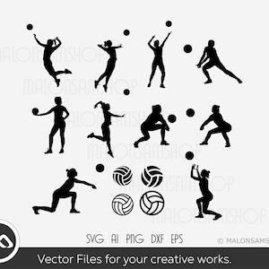 Volleyball SVG Bundle - volleyball svg, volleyball mom svg, sports svg, volleyball shirt, volleyball design, digital file
