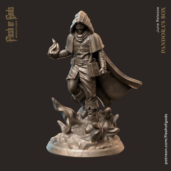 Warlock | Wizard | Sorcerer Miniature for Dungeons and Dragons|Tabletop RPGs