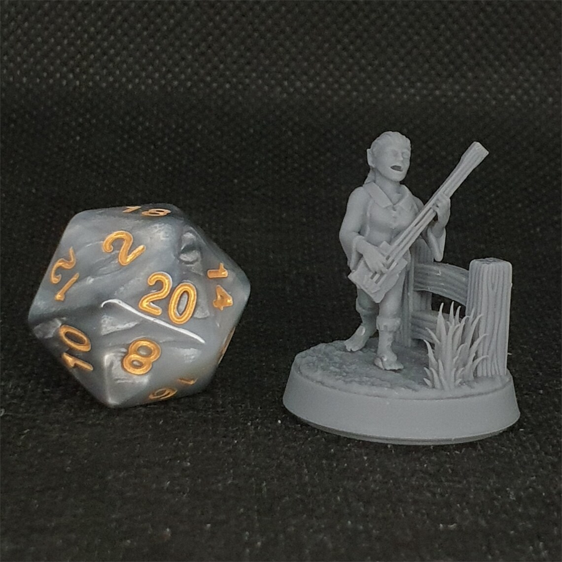 Gnome Bard Miniature for Tabletop Rpgsdungeons and Dragons Etsy