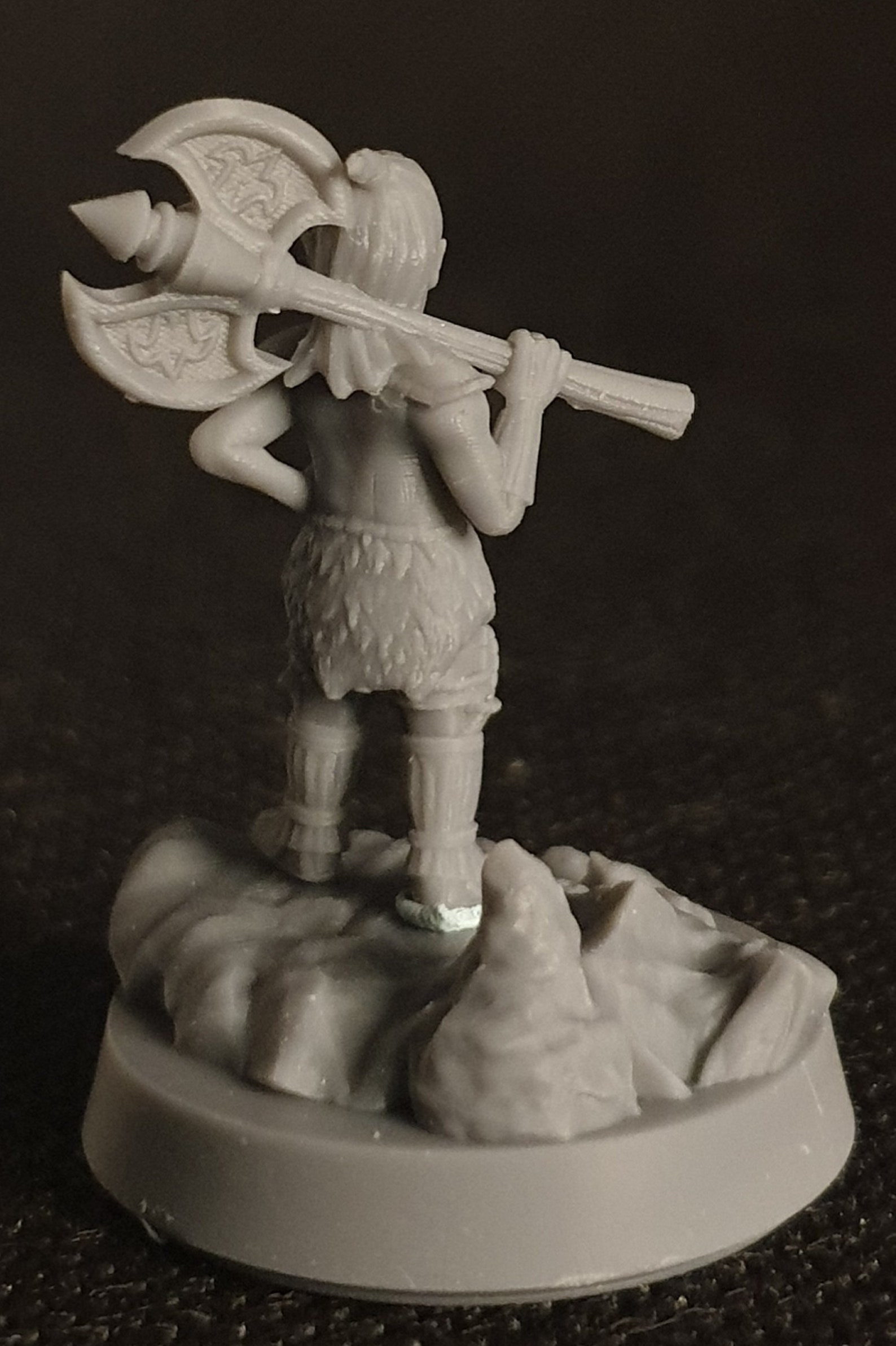 Gnome Barbarian Miniature for Tabletop Rpgsdungeons and Etsy