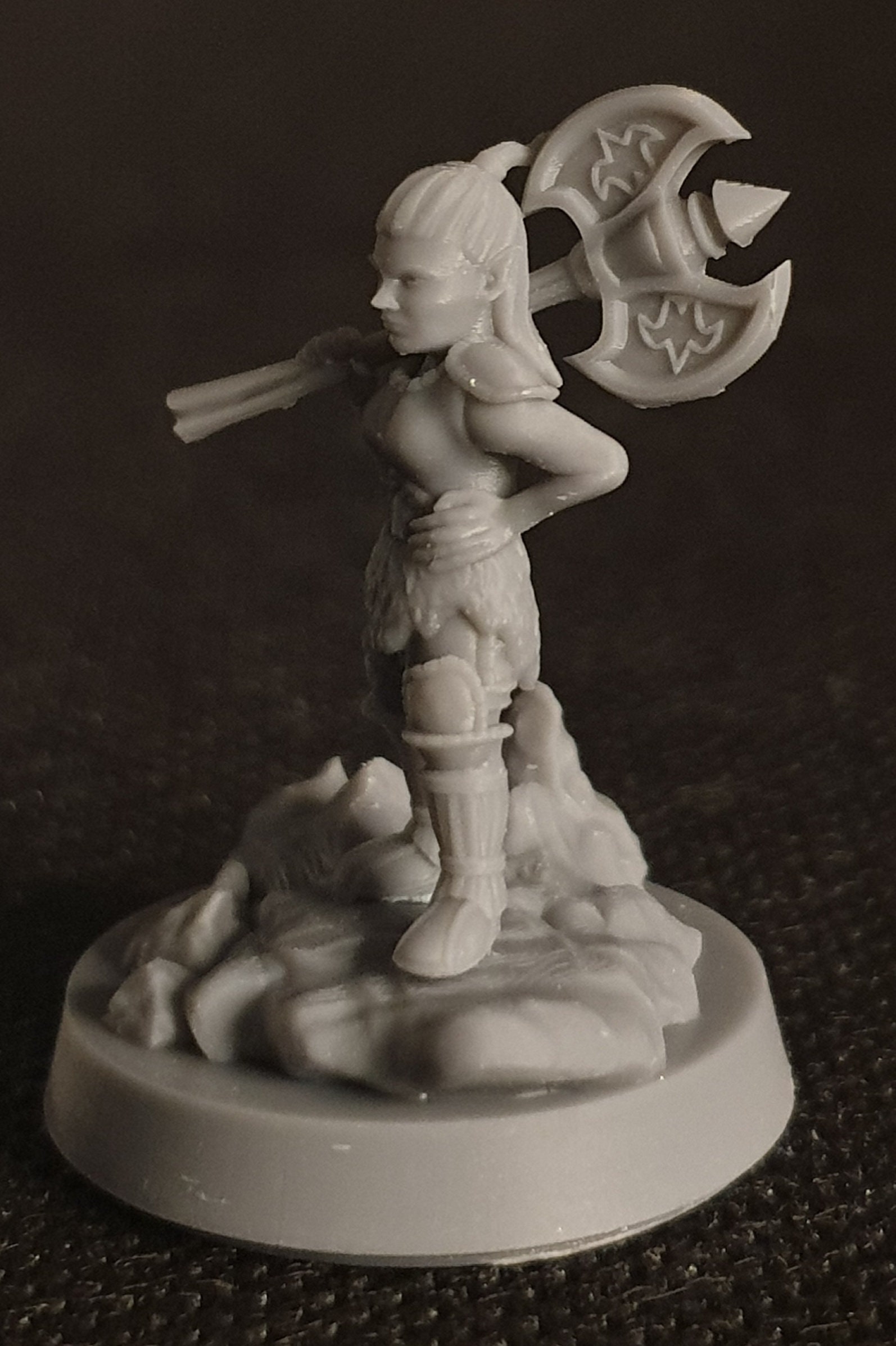 Gnome Barbarian Miniature for Tabletop Rpgsdungeons and Etsy