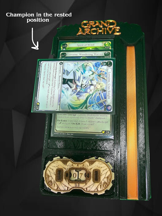 Grand Archive TCG Champion Card Tray & Wooden Token Set Grand Archive TCG Champion Card Tray & Wooden Token Set