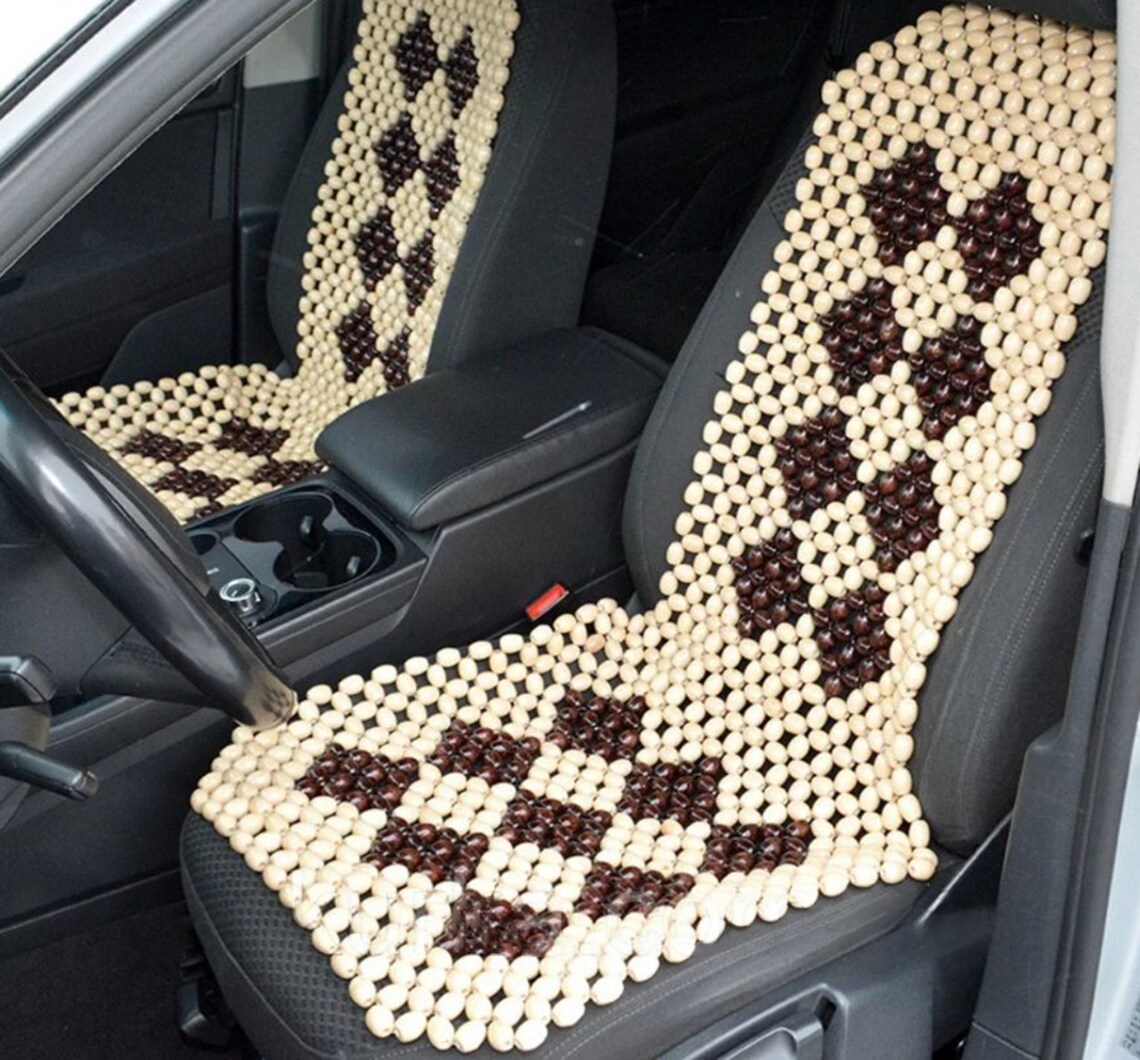 Beaded Handmade Car Seat or Chair Cover Massager Etsy