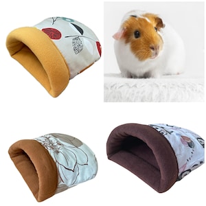 Guinea Pig Cuddle Sack – Fleece Snuggle Pouch Bed for Small Pets | Cozy Hideout for Guinea Pigs, Ferrets, Hedgehogs, Rats