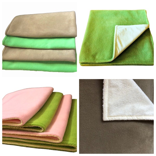 Waterproof fleece cage liners for guinea pigs, chinchillas and other small animals