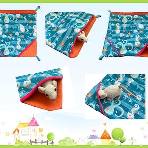 Peek-A-Boo Hammock / Hole Hide / Hidey Hole / Hammock With Pocket