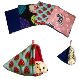 Pyramid hammock/ Pouch /Hole Hide / Hidey Hole / Hammock To Hide In