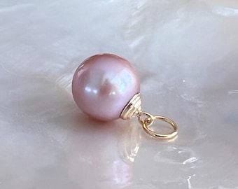 Pink Beehive Pearl Pendant
