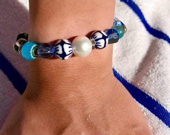 Pearl and Beaded Bracelet