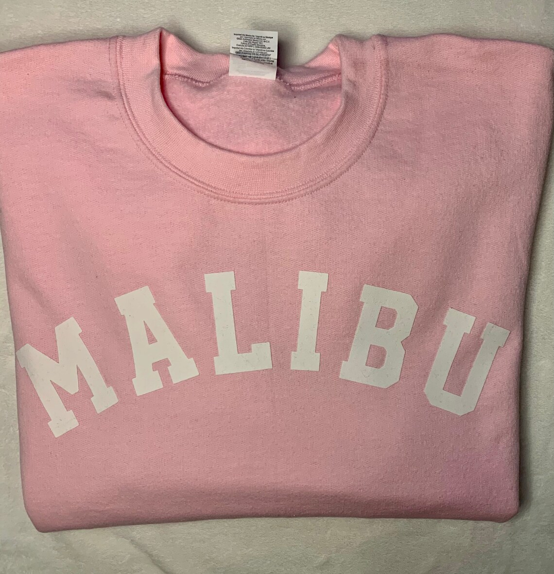 Malibu Crewneck Malibu Aesthetic Custom Sweatshirt | Etsy