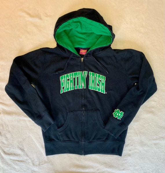 Vintage Fightin Irish Hoodie Sweatshirt Notre Dame - Etsy