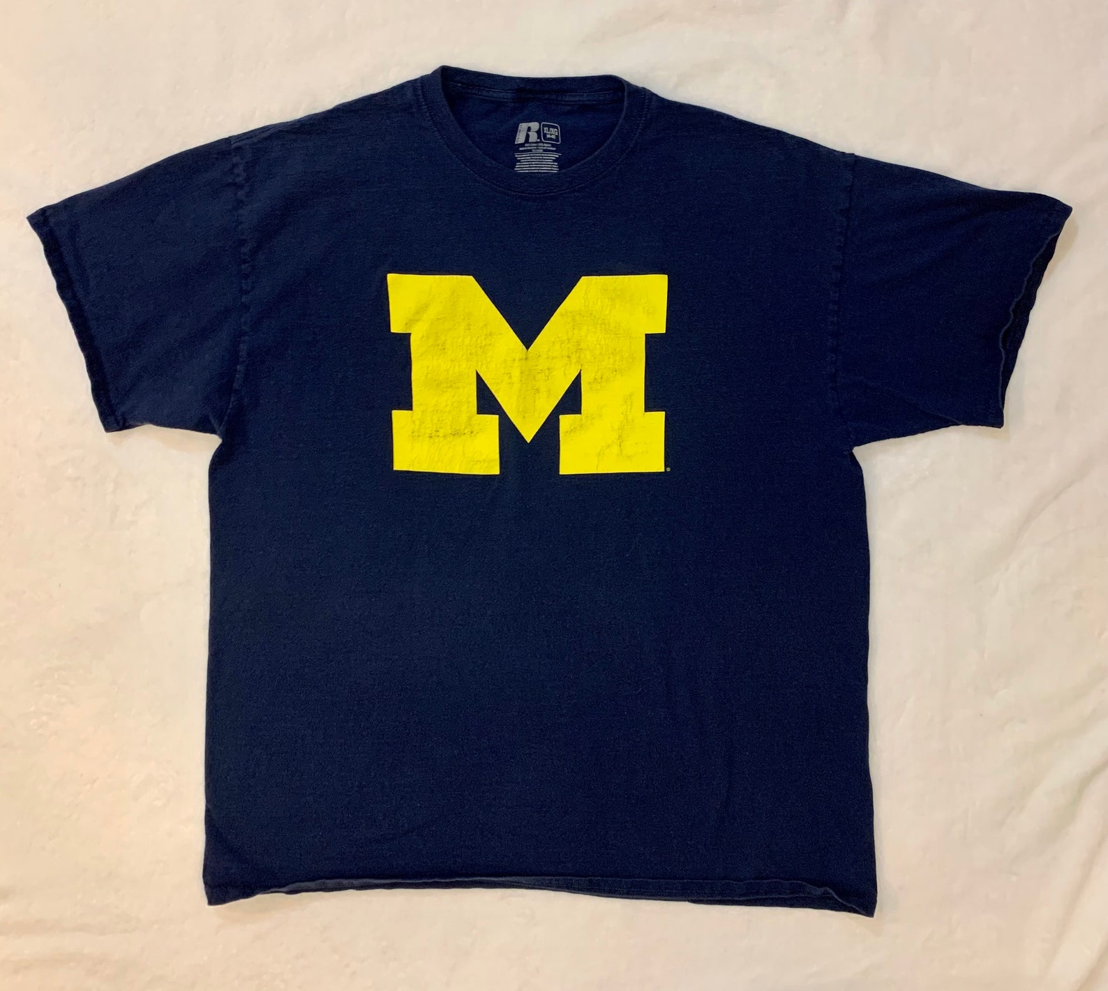 University of Michigan T shirt Vintage College T Retro | Etsy