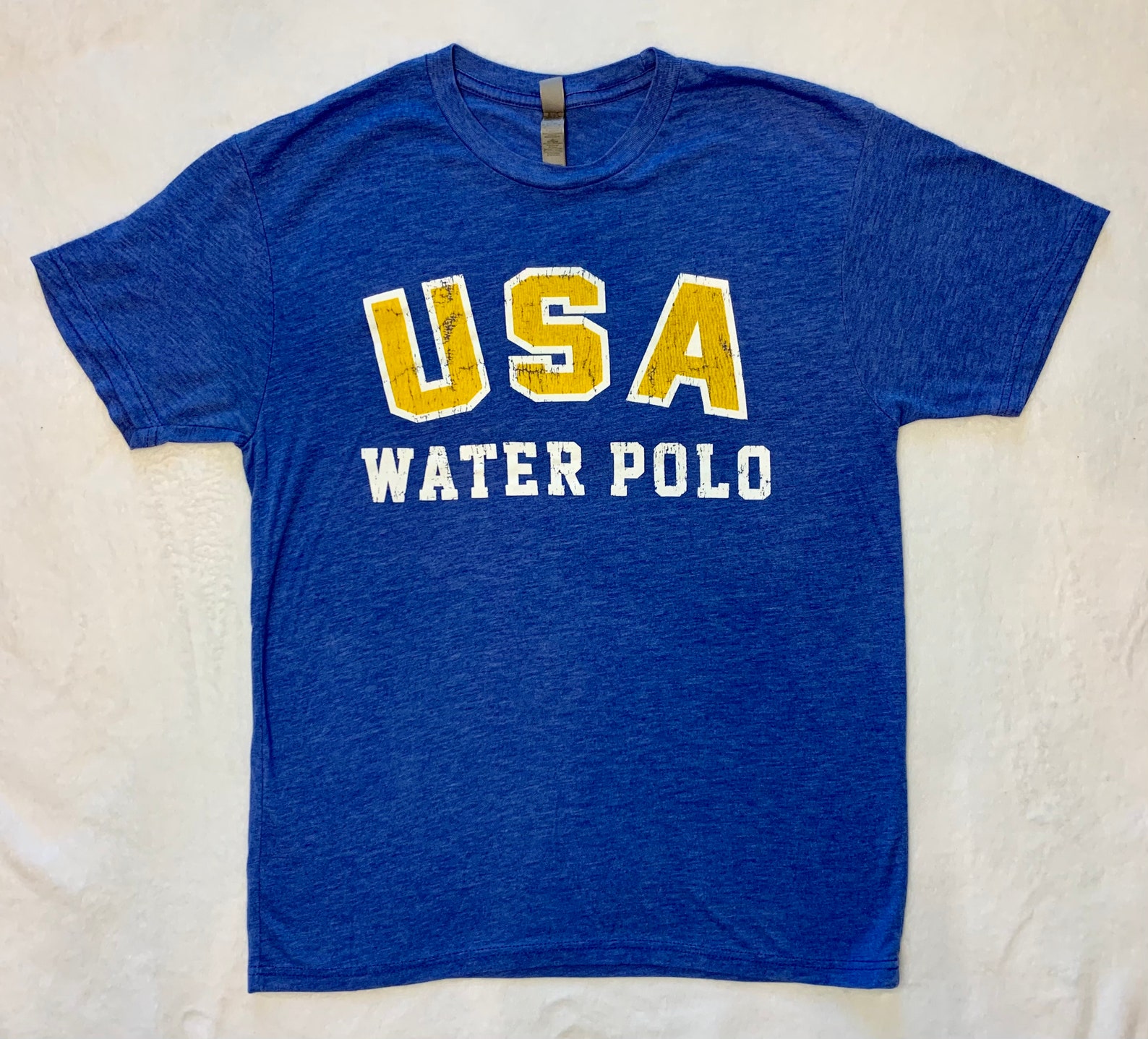 Vintage USA Water Polo T Shirt Retro Short Sleeve USA T Etsy UK