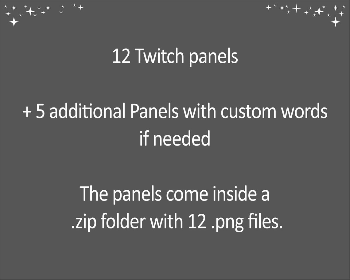 Twitch Panels Cute Custom Twitch Panels Twitch Panels Girly Etsy