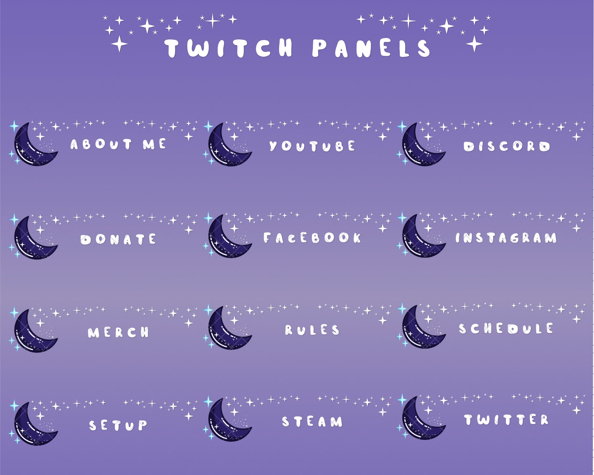 panels for twitch