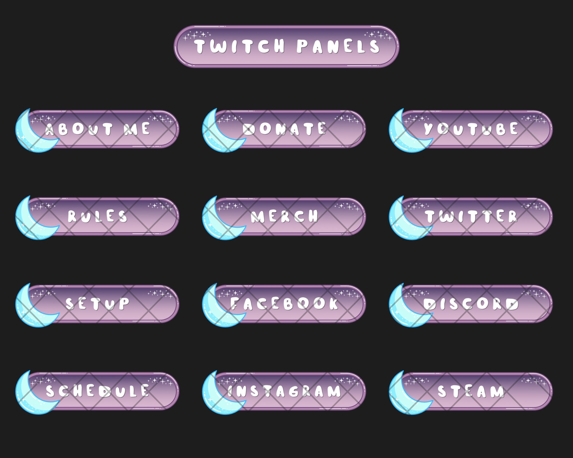 free cute twitch panels free cute twitch panels