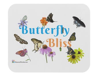 Butterfly Bliss Mouse Pad
