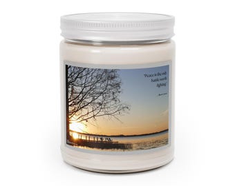 Peace is the only Battle ... Scented Candles, 9 oz