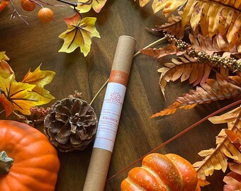 Toasted Pumpkin Spice Incense: Hand Dipped Fall Home Fragrance